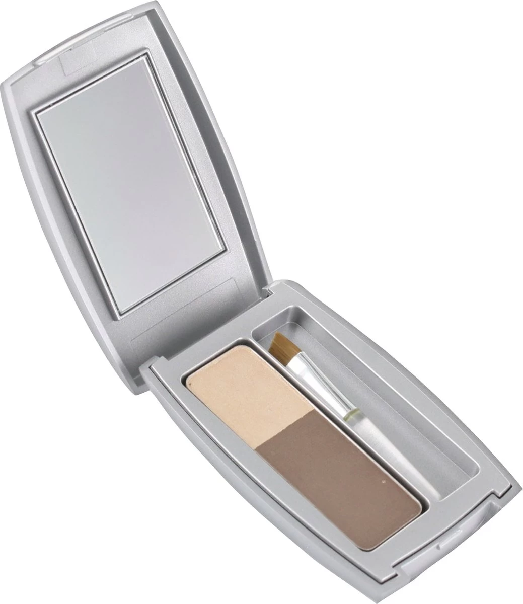 Herome Eye Care Wenkbrauw Poeder Taupe - Compact Brow Powder - Waterproof Verrijkt Met Panthenol - Volumineuze Wenkbrauwen