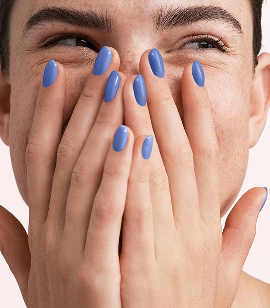 Pink Gellac - Azure Blue - Gellak - Vegan - Blauw - Creamy Finish - 15 Ml - Afbeelding 2