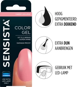 Sensista Color Gel Cheeky Lollipop - Roze