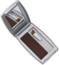 Herome Eye Care Wenkbrauw Poeder Zwart - Compact Brow Powder Nearly Black - Waterproof Verrijkt Met Panthenol - Volumineuze Wenkbrauwen In Een Handomdraai