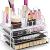 Merkloos Make-up Organizer - Tweedelig - Cosmetica Opbergdoos