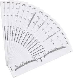 Wenkbrauw Liniaal - Wegwerp Wenkbrauwliniaal - 50 Stuks - Microblading - PMU - Henna Brows