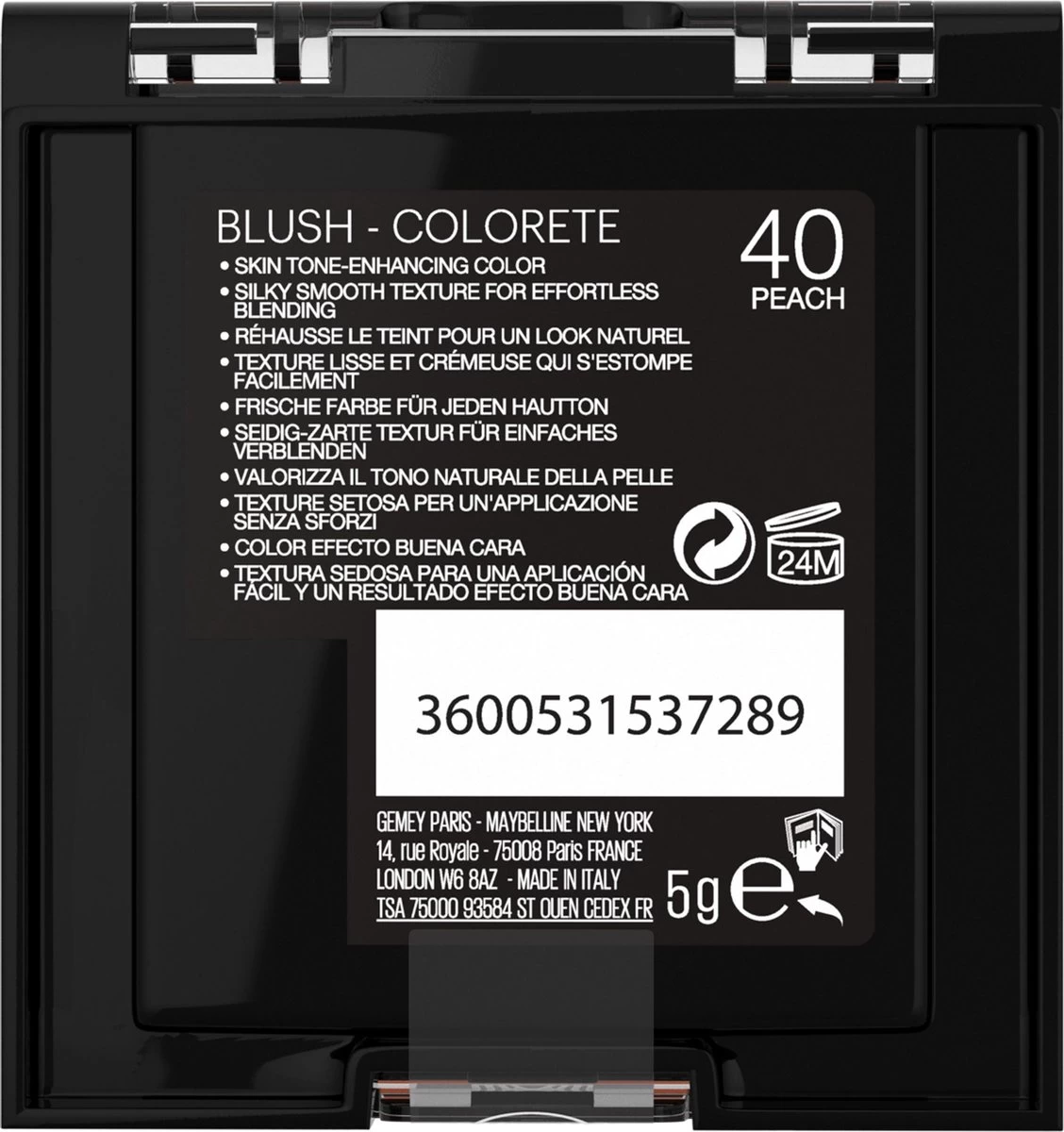 Maybelline Fit Me Blush - 40 Peach - Oranje - Natuurlijk Ogende Rouge - Afbeelding 7