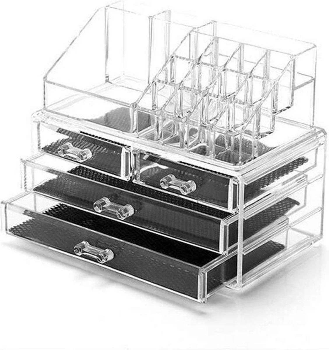 Merkloos Make-up Organizer - Tweedelig - Cosmetica Opbergdoos - Afbeelding 5