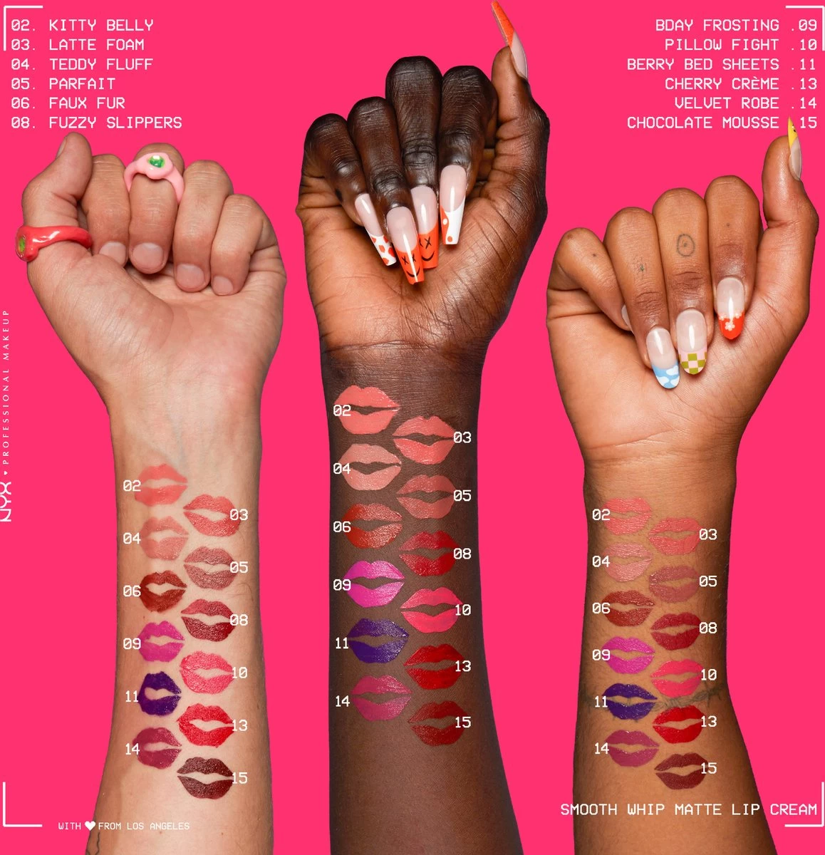 NYX Professional Makeup Lippenstift Smooth Whip Matte - 16 Feelings - 4 Ml - Afbeelding 6