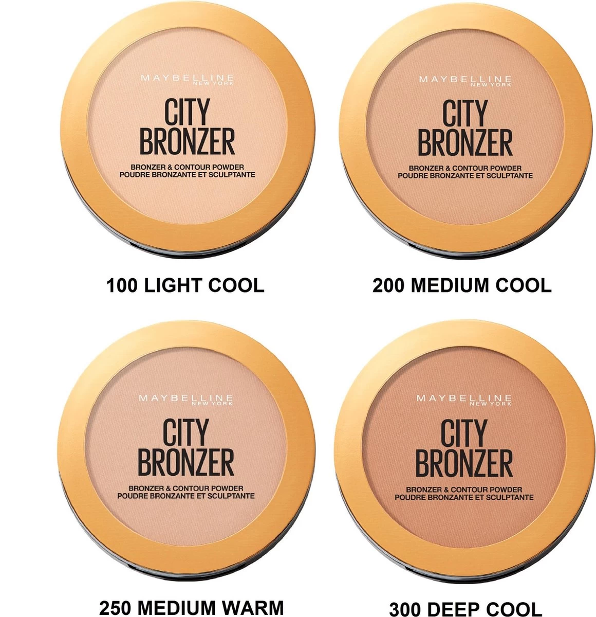 Maybelline City Bronzer Bronzer & Countour Powder - 100 Light Cool - Bronzing En Contouring Poeder - 51,4 Gr. - Afbeelding 7