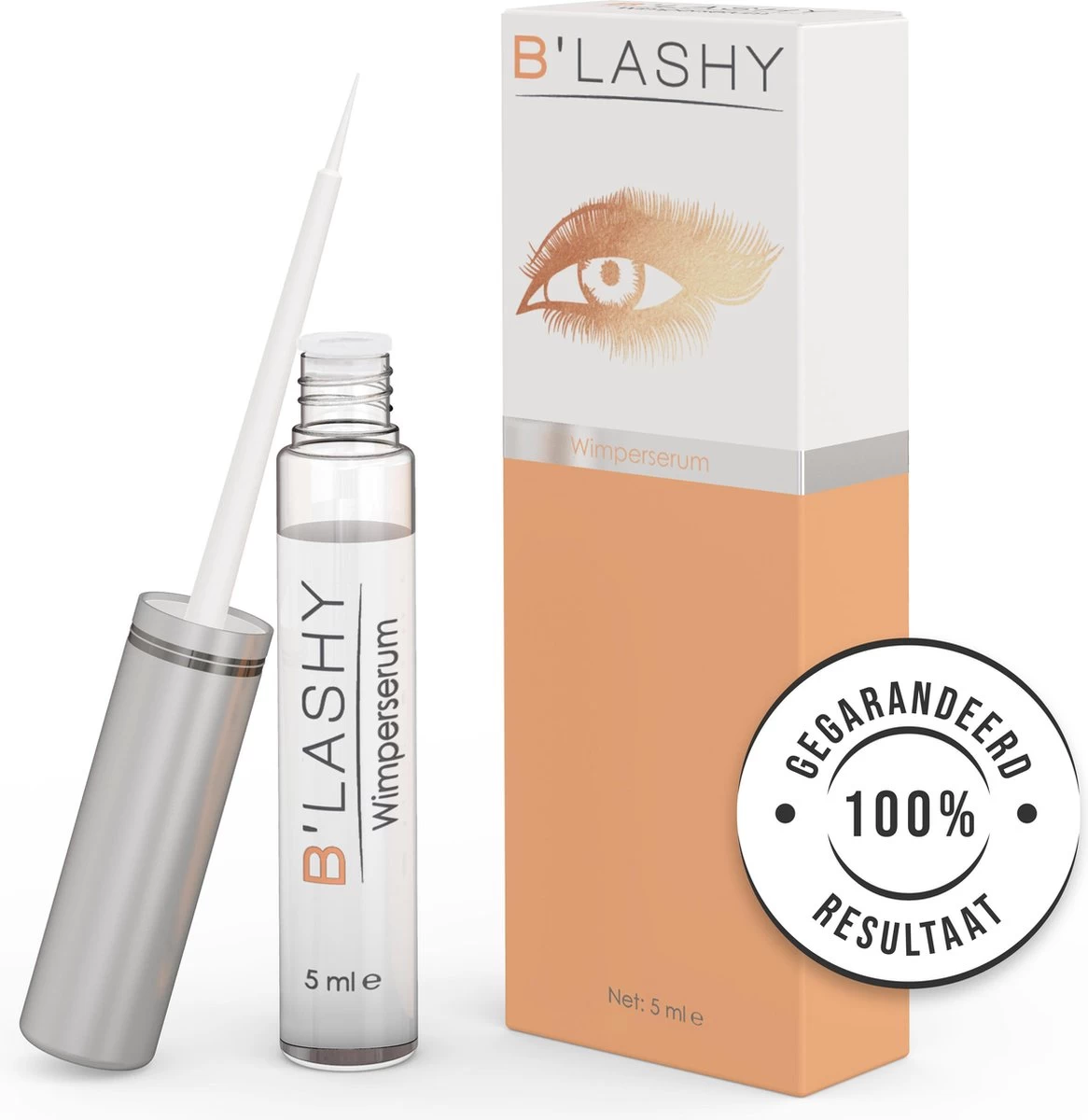 B’LASHY® Wimperserum - Wimper Groeimiddel - Wimper Serum Voor Sterke, Lange En Volle Wimpers - 5 Ml