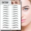 Dermarolling Semi-Permanente Waterproof Wenkbrauw Tattoo Sticker #E10