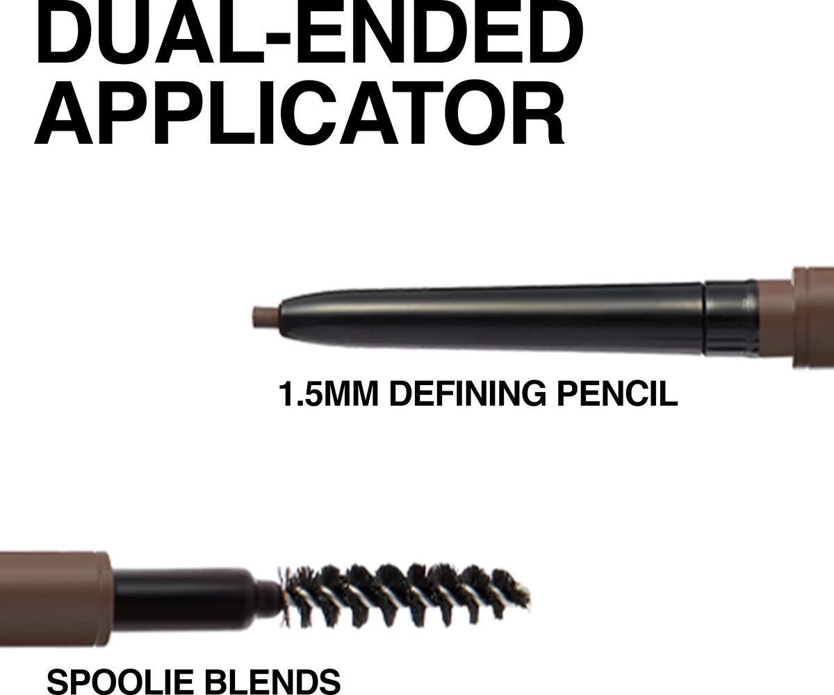 Maybelline Brow Ultra Slim - 05 Deep Brown - Bruin Wenkbrauwpotlood - Afbeelding 8