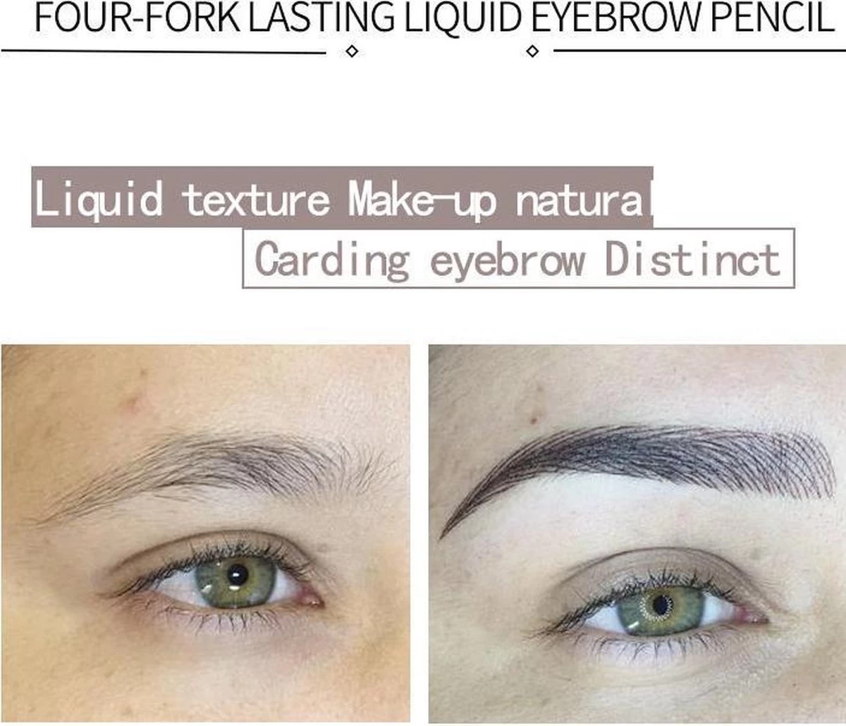 Joya Beauty® Microblading Eyebrow Tattoo Pen | Waterproof Tattoo Wenkbrauw Pen |Wenkbrauwpen | Kleur 4: Bruin - Afbeelding 7