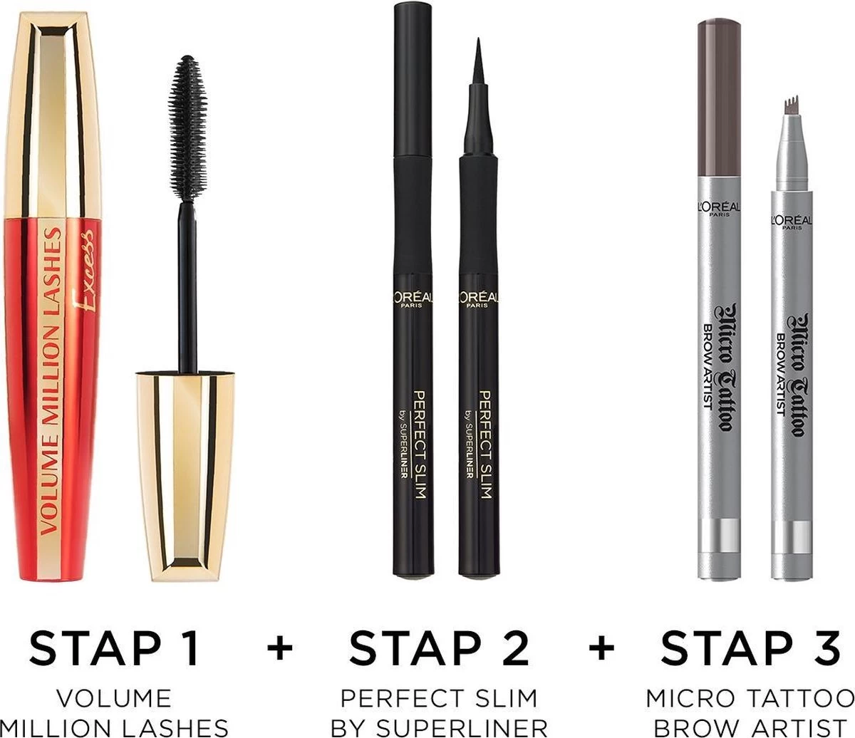 L’Oréal Paris Volume Million Lashes Excess - Black - Mascara - Afbeelding 8