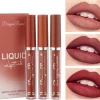 Lippenstift - Lippenstift Langhoudend - Matte Lippenstift - Set Van 3 - Vloeibare Lippenstif