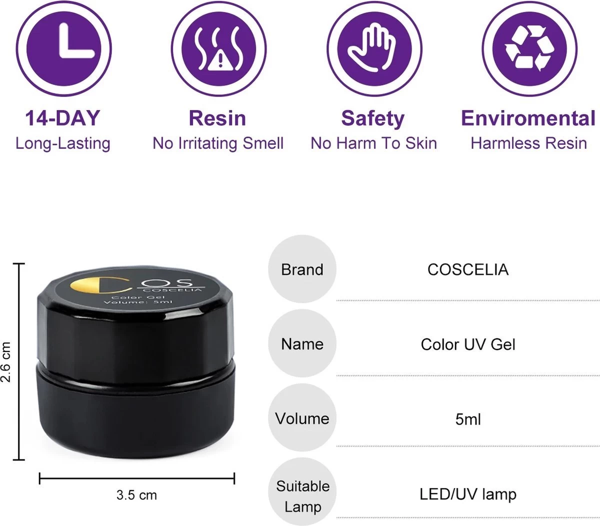 Polygel Kit- Polygel Nagels- Polygel Starter Set- 1x36W LED Nagel Droger Lamp 6x15ML Poly Gel 1 X Top Coat 1 X Base Coat 6x5ML UV Gel 1 X Dual End Nail Borstel 1x50Pcs Clear Quick Building Mold Tips 1x30ML Cleanser Plus 1 X Nagelvijl 1x6-Man - Afbeelding 3