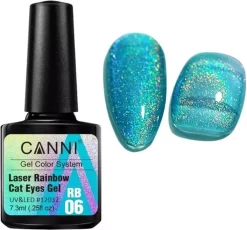 Rainbow Cateye Gellak RB06 - Gellak 7,3ml - Nailart - Nagelversiering - Nagelverzorging - Nagelstyliste - Glitters - Cateye Nagels