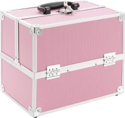 AREBOS Cosmeticakoffer Beauty Case Multikoffer 15 L Roze