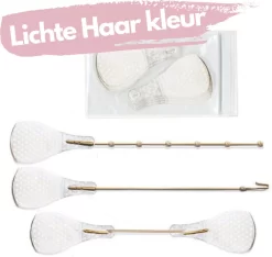 Face Lift Tape - Licht Haar - Facelift Zonder Chirurgie - Instant Eyes, Face And Neck Lift - Blond/wit/licht Haar - 40 Stuks - Transparent