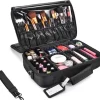 Cosmetica Koffer - Make-up Koffer Met Verstelbare Vakken - Visagie En Nagelstyliste Beauty Koffer - 37x27x13CM