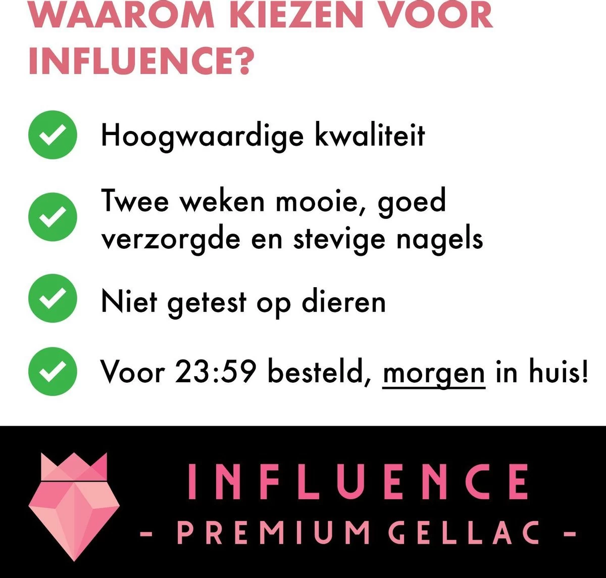 Merkloos Influence Premium Gellac #GOLDSERIE - 3-kleuren - Inclusief Magneet - Afbeelding 2
