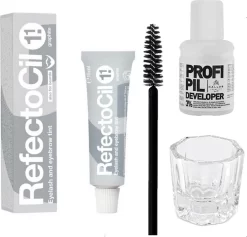 Refectocil Henna Set Incl. Brush & Mengglas #1.1 Grafiet Grijs