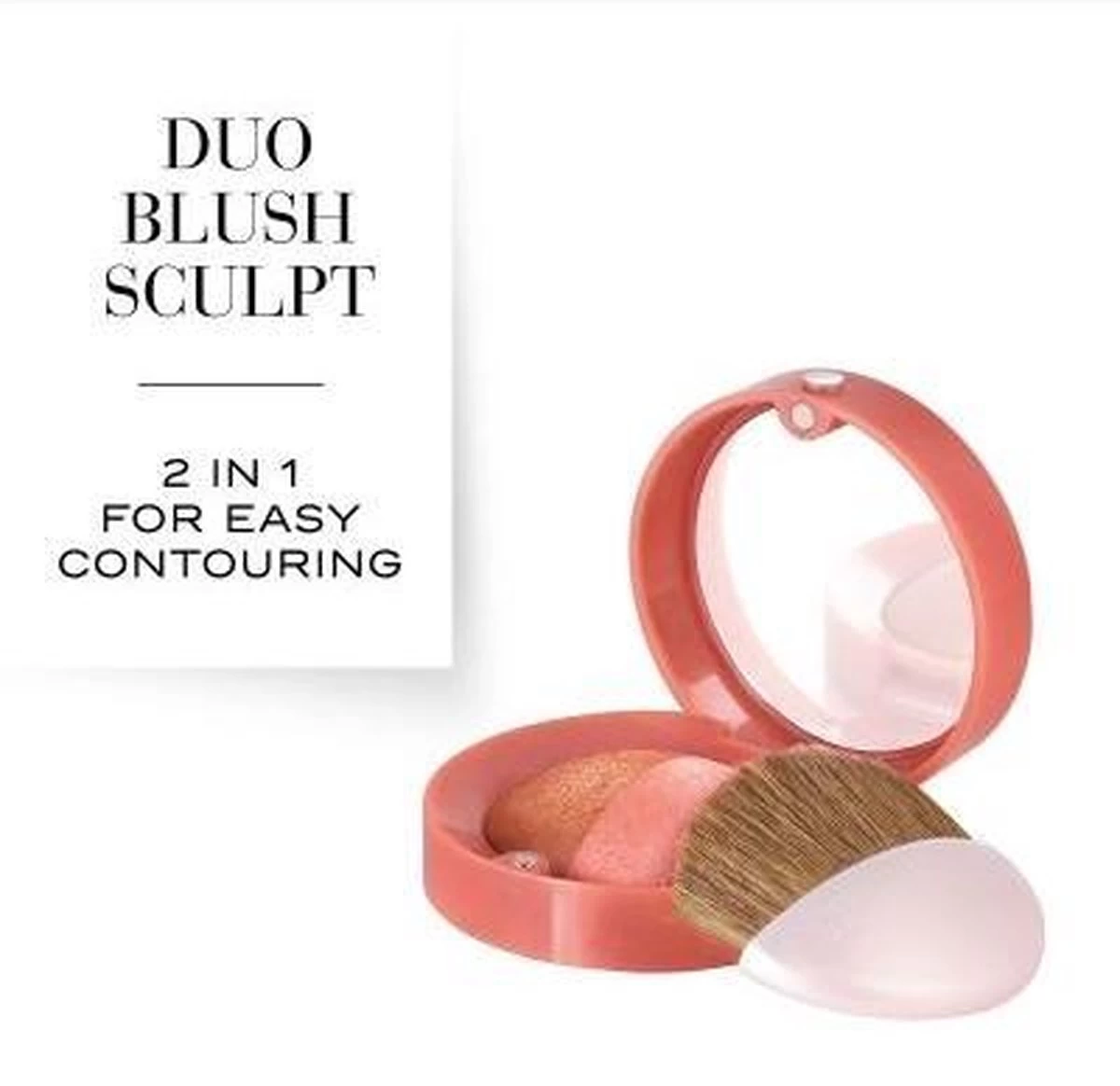Bourjois Le Duo Blush Sculpt Blush - 02 Roméo Et Pachette - Afbeelding 7