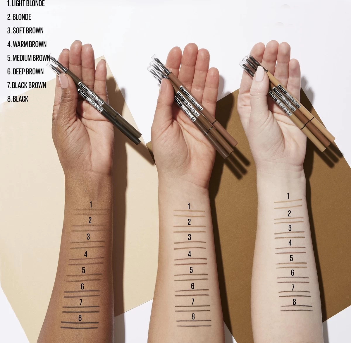 Maybelline Brow Ultra Slim - 05 Deep Brown - Bruin Wenkbrauwpotlood - Afbeelding 12