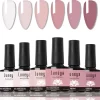 Luneya Gellak - Timeless Florals Edition - 6-Delige Gellak Starterspakket - Gel Nagellak
