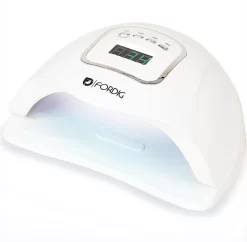 ForDig 80W Professionele Nageldroger Voor Gel Nagels - Nagellak Droger Met UV LED Lamp En Timer Voor Gelnagels - Nageldrogerlamp Met 45 LED Lampjes Voor Nagel Gellak - Geschikt Voor Manicure En Pedicure - Nagellakdroger Hard Gelpolish Builder