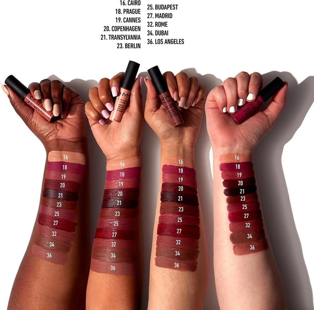 NYX Professional Makeup Soft Matte Lip Cream - CANNES - Lippenstift - 8 Ml - Afbeelding 5