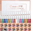 CmaaDU Eyeliner – Glitter Eyeliner – Make-up Set – 16 Verschillende Kleuren – Droogt Snel Op – Geschenkset