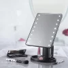 Merkloos Make Up Spiegel - Make Up Spiegel Met Verlichting - 16 LED Lampen - Make Up Organizer - Scheerspiegel -