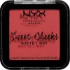 NYX Professional Makeup Sweet Cheeks Creamy Powder Blush Matte - Citrine Rose SCCPBM04 - Blush - 5 Gr