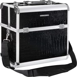 A.T. Shop Cosmeticakoffer, Make-up Koffer, Beauty Case, Bewaren Van Make-up, Nagellak. Zwart