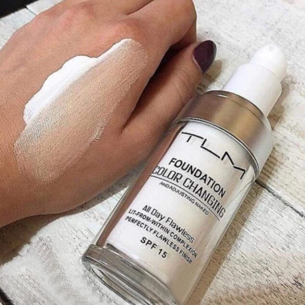 TLM Foundation® Kleurveranderende Foundation - Color Changing Foundation® - Afbeelding 2