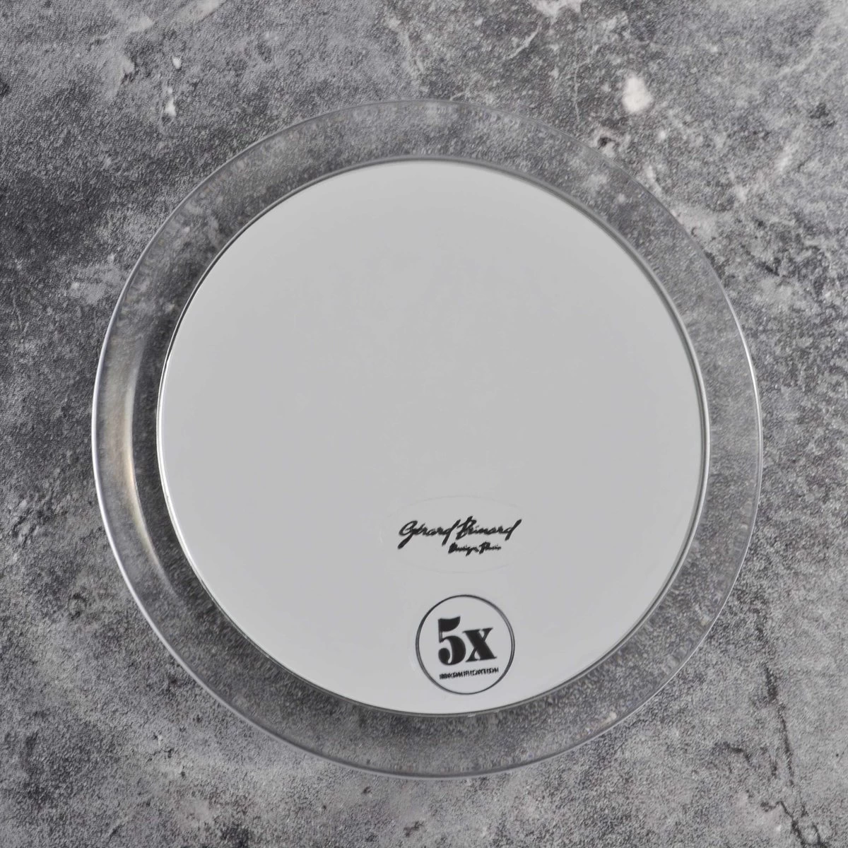 Make-up Spiegel - Zuignapspiegel Acryl Ø14cm Doorsnee 5x Vergroting Gérard Brinard Badkamer Spiegels - 3 Varianten