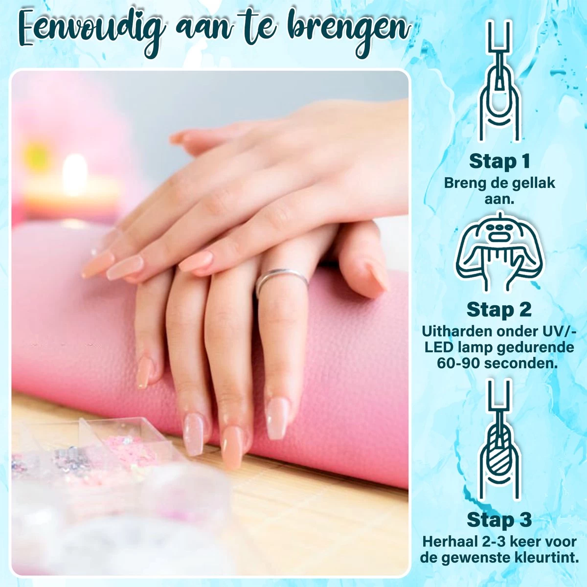 Luneya Gellak - Vivid Vibes Edition - 6-Delige Gellak Starterspakket - Gel Nagellak - Afbeelding 6