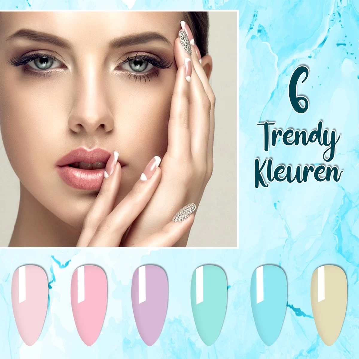 Luneya Gellak - Vivid Vibes Edition - 6-Delige Gellak Starterspakket - Gel Nagellak - Afbeelding 7