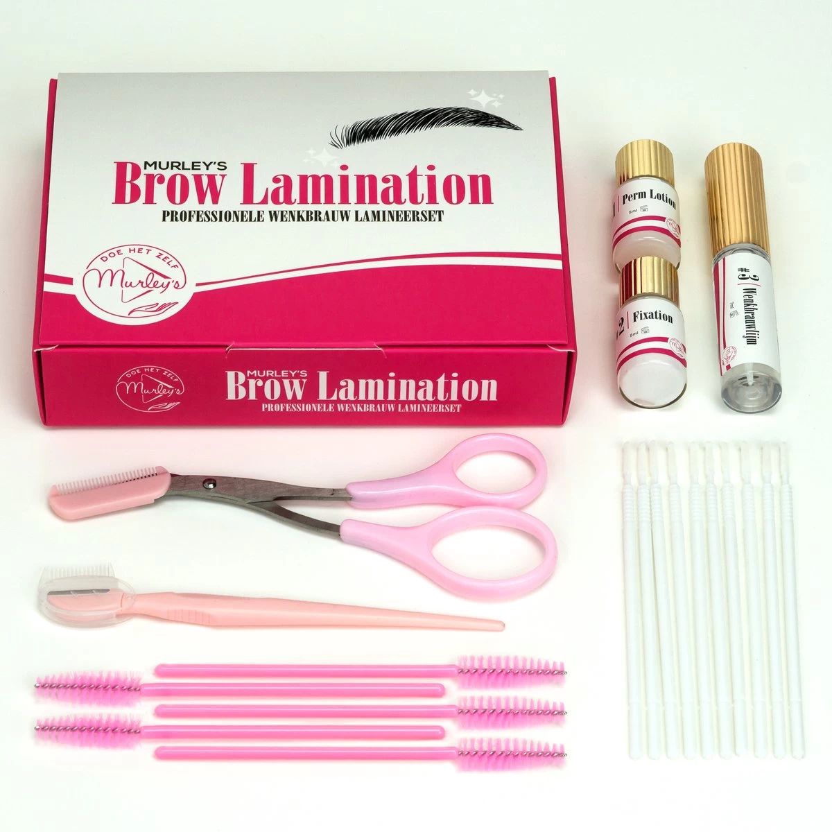 MURLEY'S Brow Lamination Kit - Brow Lift - Starterkit - Wenkbrauwlifting Set - Langdurig Perfecte Wenkbrauwen - Afbeelding 3