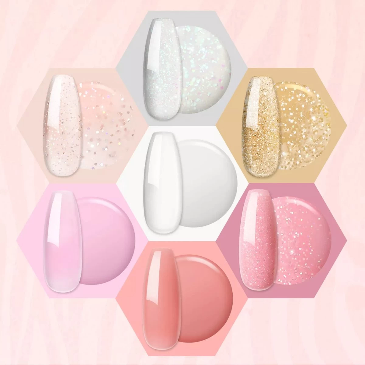 Polygel Kit - Polygel Set - Nagelverlenging - Polygel 7 Kleuren - Polygel Nagels - Kunstnagels - Gel Polish - Acryl Gellak - Afbeelding 12