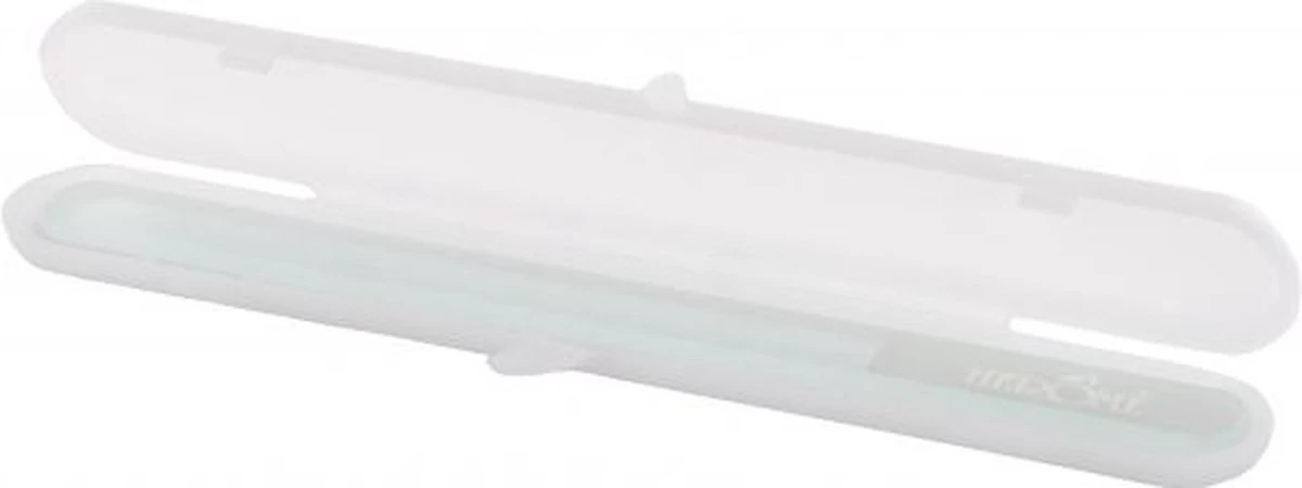 Herome Glazen Nagelvijl Glasvijl Reisformaat - Glass Nail File Travelsize - Voorkomt Splijten En Haakjes - Afbeelding 12