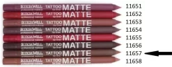 Leticia Well – Matte Tattoo Lippotlood / Lipliner – Bruin / Brown Sugar - Nummer 11657 - 1 Stuks