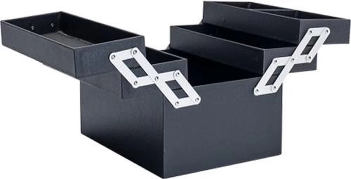 Nagel Koffer - Zacht Croco Roze - Handkoffer Voor Nagelstyliste, Pedicure, Schoonheidsspecialistes, Kappers, Kapsters, Visagiste. - Afbeelding 4