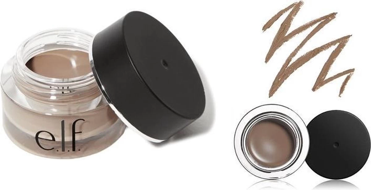 E.L.F. Lock On Liner And Brow Cream - 81942 Light Brown - Afbeelding 3