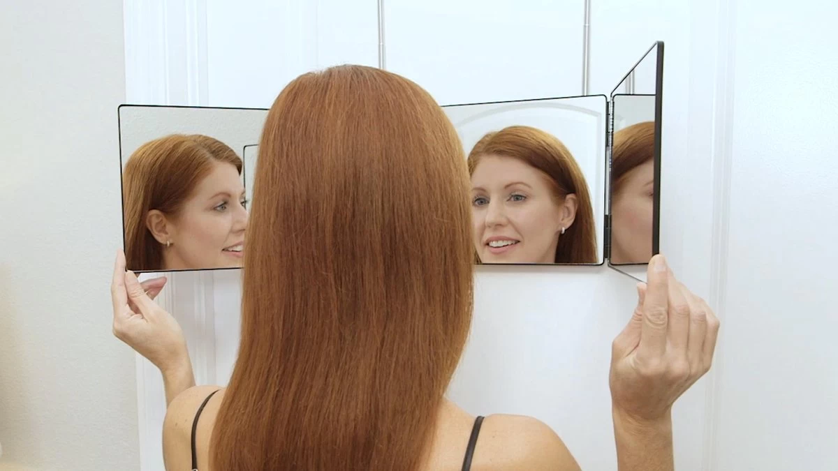 Merkloos Multi Mirror - Make-up Spiegel - Thuis Kapper Spiegel - Self Cut Spiegel - 360 - Hangend - Afbeelding 5