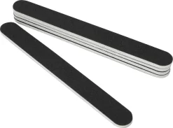 Merkloos 5x Rechte Nagel Vijlen #100/180, Zwart