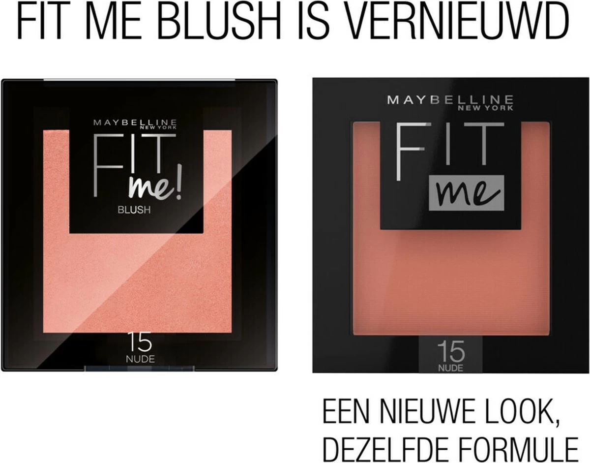 Maybelline Fit Me Blush - 50 Wine - Natuurlijk Ogende Rouge - 4.5 Gr - Afbeelding 7