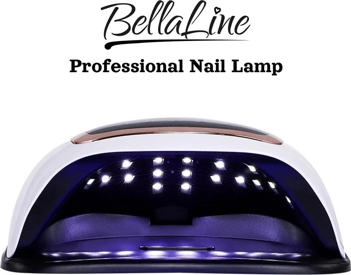 UV Nagel Lamp 168 Watt + 5 Gratis Vijlen - BellaLine - UV Led Nagellamp – Gel Nagel – Nagellak UV – Nageldroger – Salon – Sensor – Gellac - Acryl - Gelnagels – 42 Power Led – Professioneel – Krachtig – Manicure – Extra Lang Snoer - Pink - Pedicure - Afbeelding 7