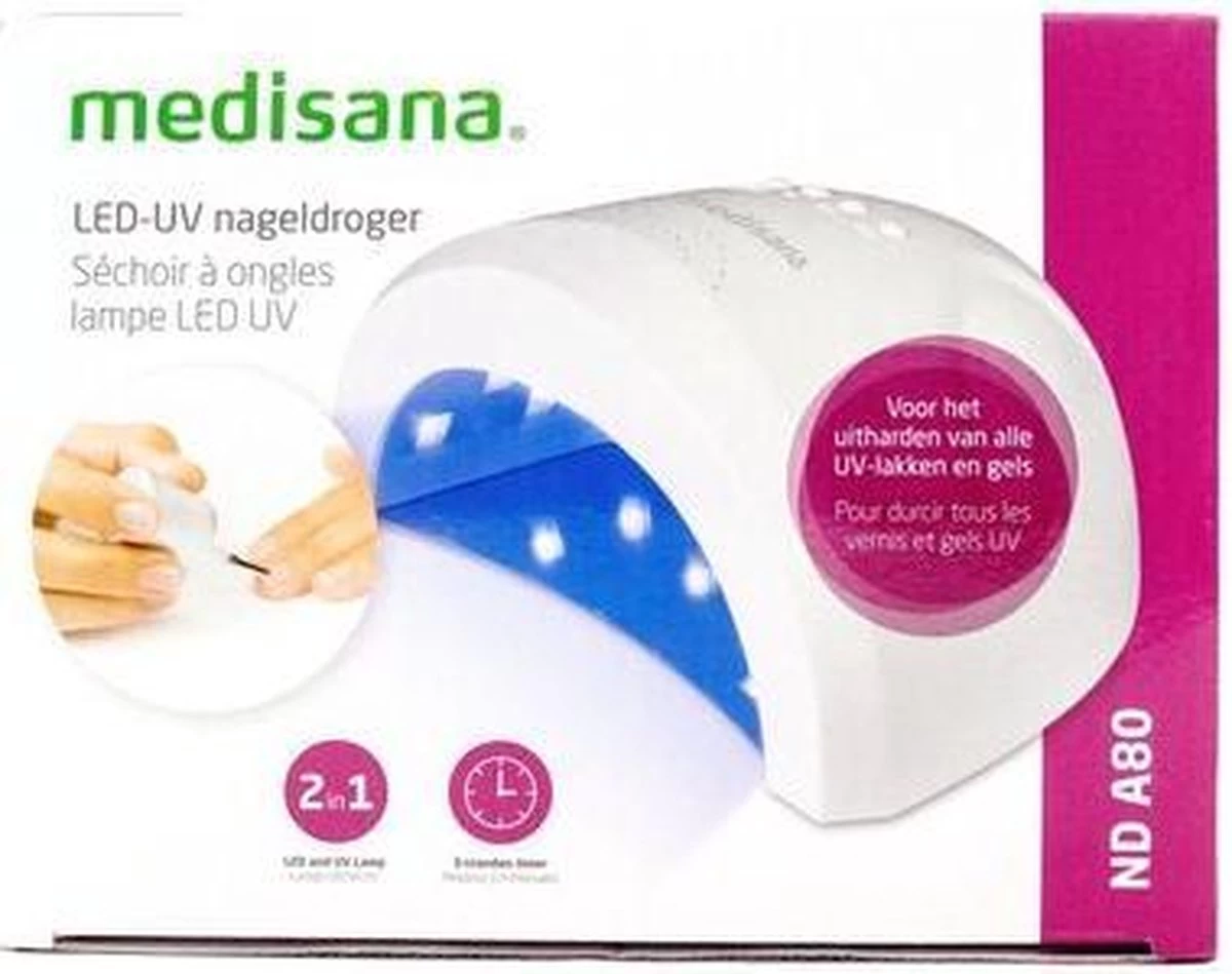 Medisana LED- UV Nageldroger - LED Lamp - UV-lakken - Nagel Timer - Nageldrogerlamp - Afbeelding 5