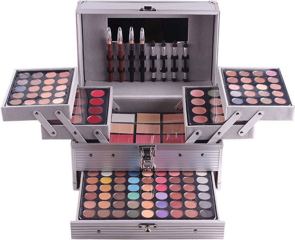 Professionele Make-up Koffer 132 Delig - Make Up Koffer Met Inhoud - Make Up Koffer Meisjes - Make Up Koffer Kinderen - Afbeelding 3