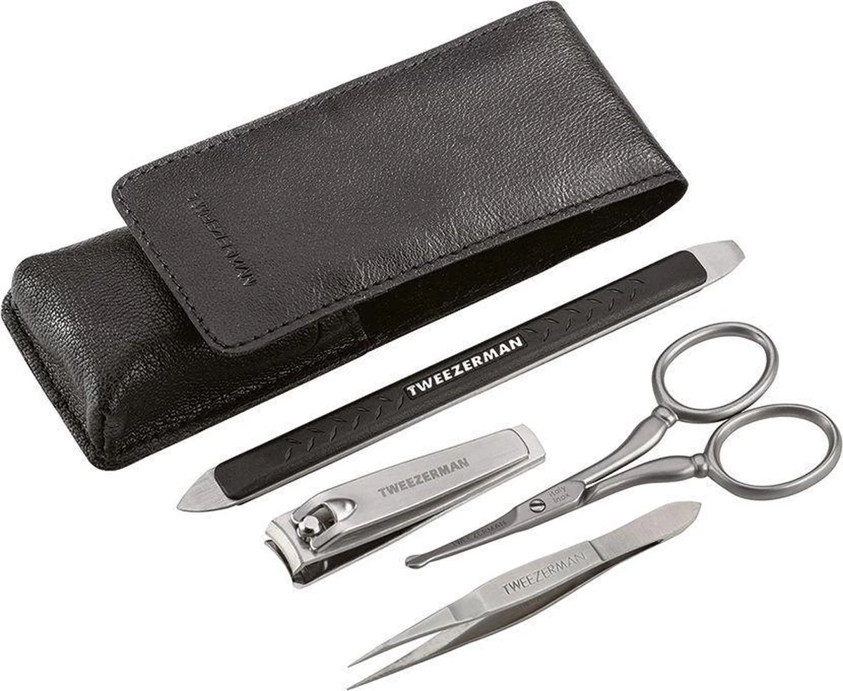 Tweezerman G.E.A.R. Grooming Set - Zwart - - Afbeelding 3
