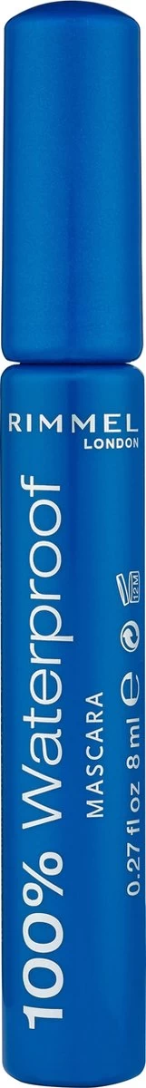 Rimmel London 100% Waterproof Mascara - 001 Black - Afbeelding 8